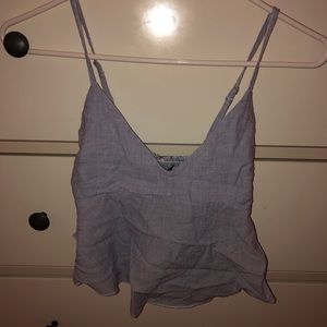 Brandy Melville blue crop top